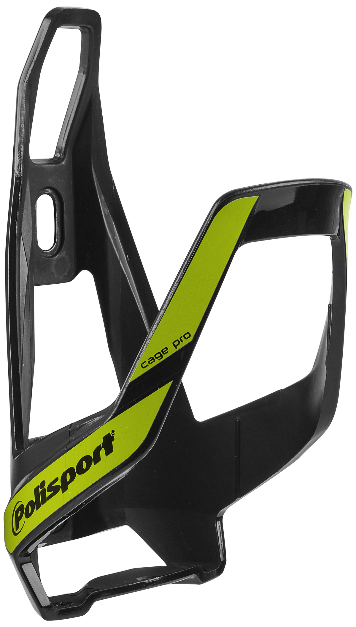 Koszyk na bidon Polisport pro czarno-zielony