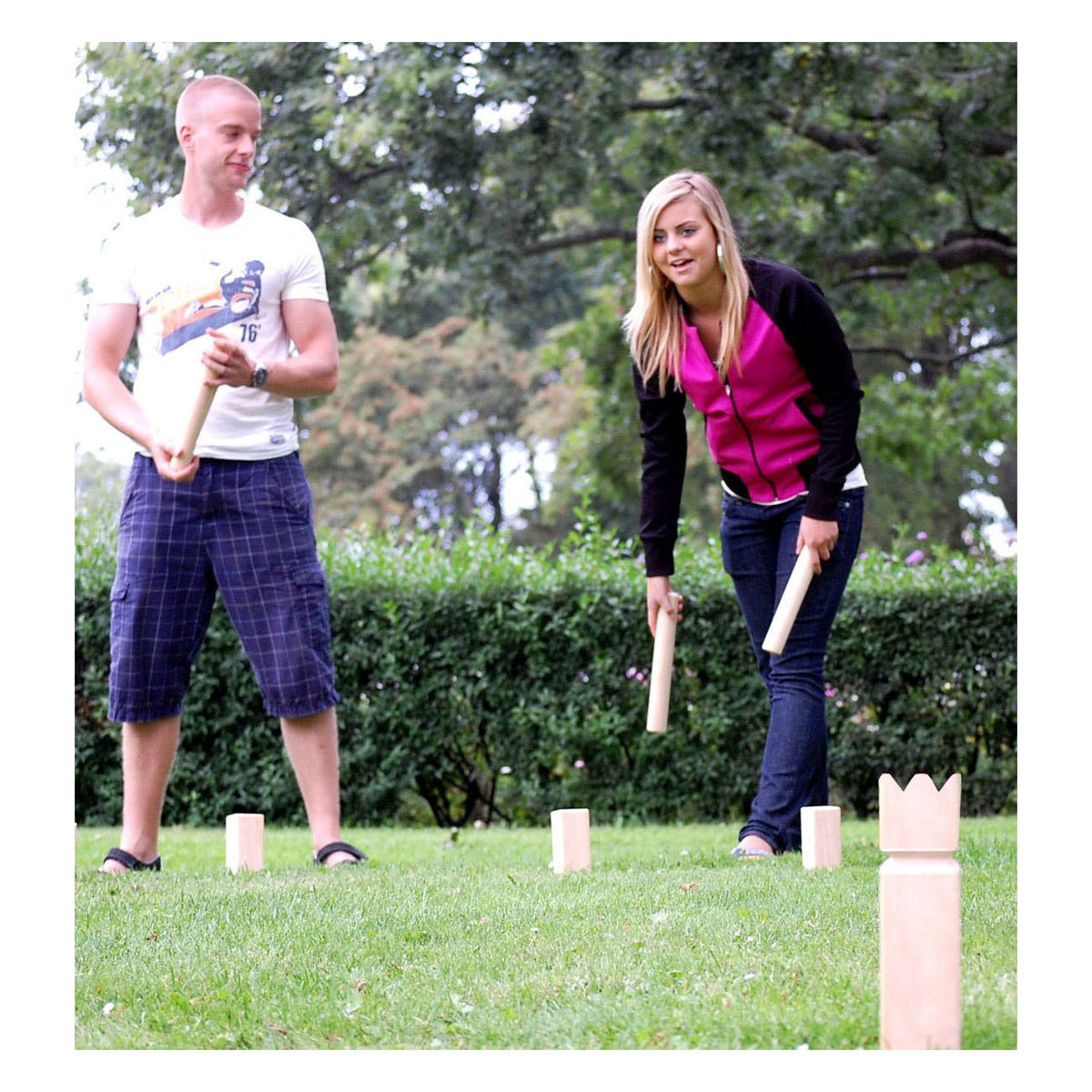 Bex drewniana strona zewnętrzna kubb basic