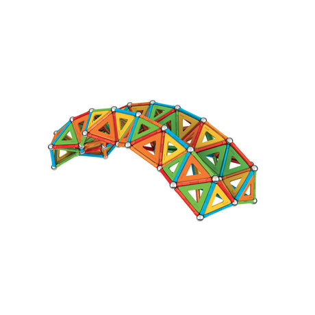 Super kolorowe panele Geomag z recyklingu - magnetyczne zabawki konstrukcyjne z panelami - 388 sztuk - od 3 lat
