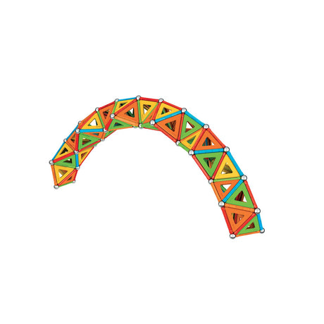 Super kolorowe panele Geomag z recyklingu - magnetyczne zabawki konstrukcyjne z panelami - 388 sztuk - od 3 lat