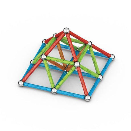Geomag super kolor z recyklingu - magnetyczne zabawki konstrukcyjne z panelami - 93 sztuki - od 3 lat