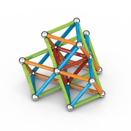 Geomag super kolor z recyklingu - magnetyczne zabawki konstrukcyjne z panelami - 93 sztuki - od 3 lat