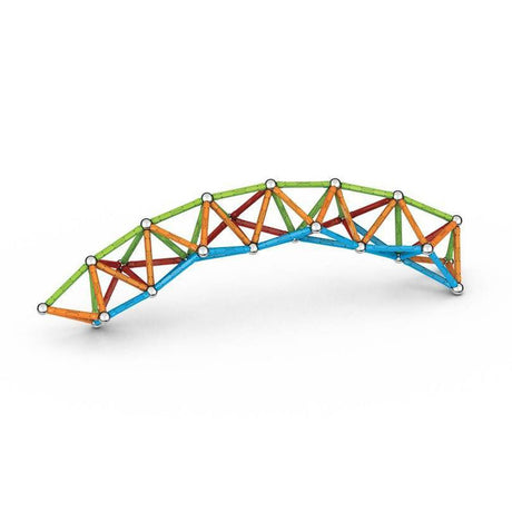 Geomag super kolor z recyklingu - magnetyczne zabawki konstrukcyjne z panelami - 142 sztuki - od 3 lat