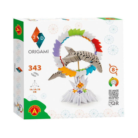 Alexander Toys origami 3d - delfin, 343 szt.