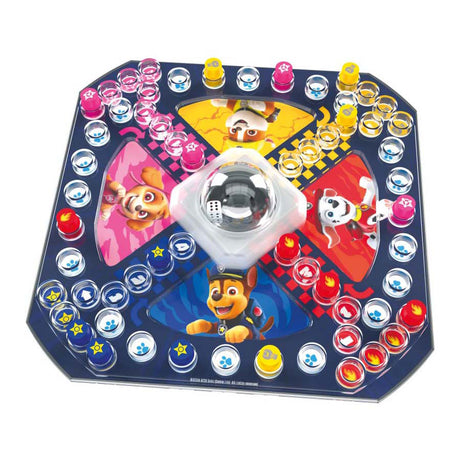 Taktyka Kimble Paw Patrol – gra planszowa – pop o matic gra w kości – ekscytująca gra wyścigowa i rodzinna – motyw psiego patrolu – 2 do 4 graczy – od 4 lat