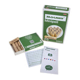 Taktyka mölkky mini - gra w łapanie i rzucanie - oryginalna fińska drewniana gra w rzucanie w małym rozmiarze - trwałe drewno brzozowe - z bezpłatną aplikacją do punktacji