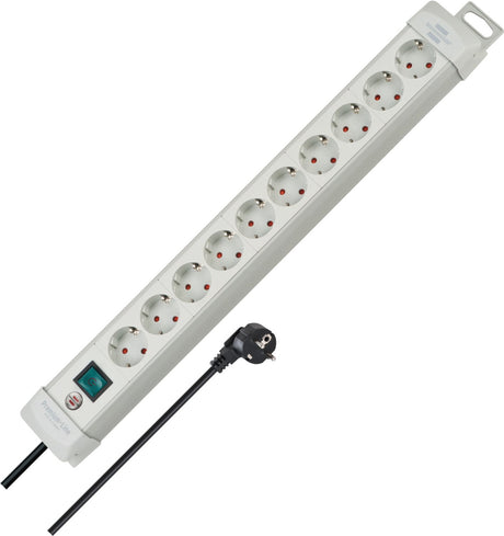 Listwa zasilająca Brennerstuhl premium-line 10-żyłowa jasnoszara 3m h05vv-f 3g1.5