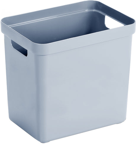 Domowe pudełko do przechowywania Sunware sigma 25l - 35x24,6x36,3 cm - niebieski - tworzywo sztuczne niezawierające BPA, z możliwością układania w stosy (pokrywa dostępna osobno) - stylowy kosz do przechowywania do pokoju dziecięcego, salonu