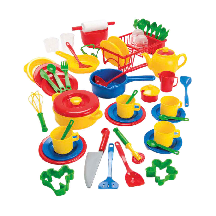 Naczynia kuchenne Dantoy, 59 sztuk.