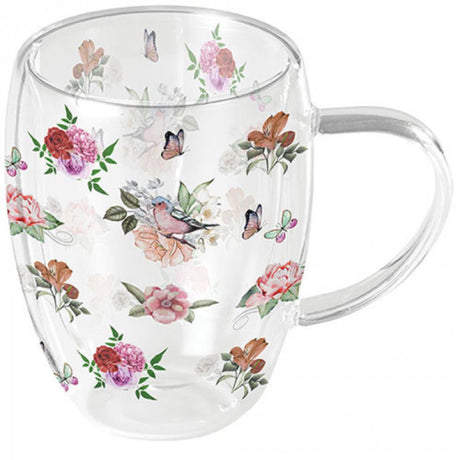 Ambiente dwuścienne szkło Charlotte White 350ml