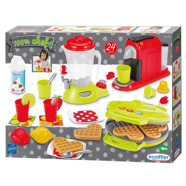 Ecoiffier 100% kuchenne urządzenia kuchenne, 24dlg.