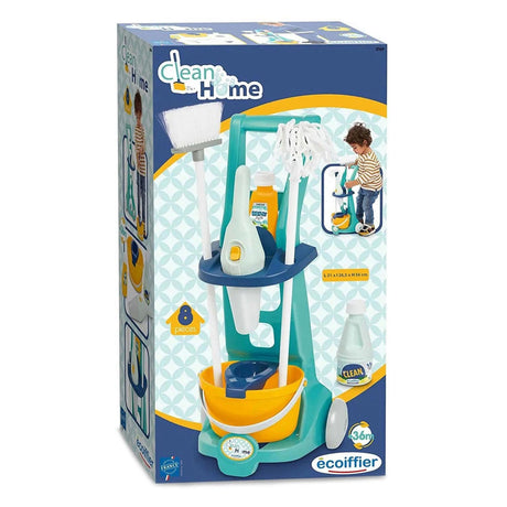 Zestaw Ecoffier Clean do przechowywania Ecoiffier Clean Home Toys 8 części