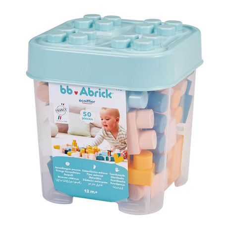 Abrick Ecoiffier bb moje pierwsze klocki - 50 szt.