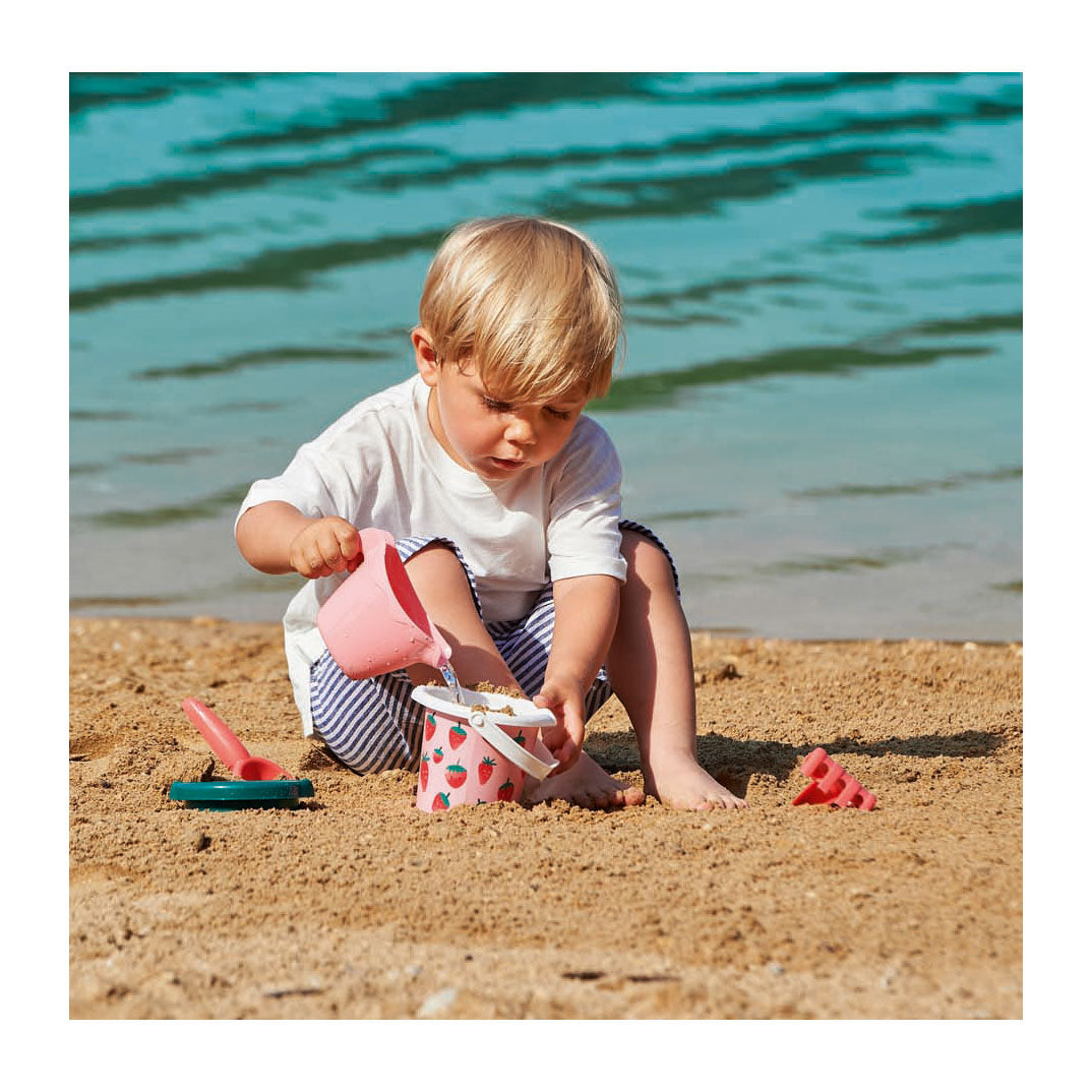 Écoiffier zestaw plażowy ecoiffier truskawka - 4 szt.