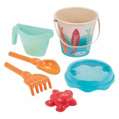 Écoiffier ecoiffier wiaderko do piasku sardynka - 17cm 6szt.