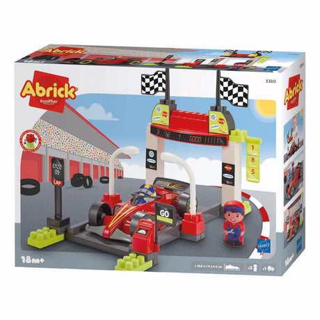 Zestaw do zabawy Ecoiffier Abrick Pit Stop Formuła 1