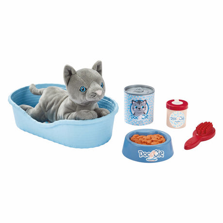 Ecoiffier doc cie cat z akcesoriami - 9 szt.