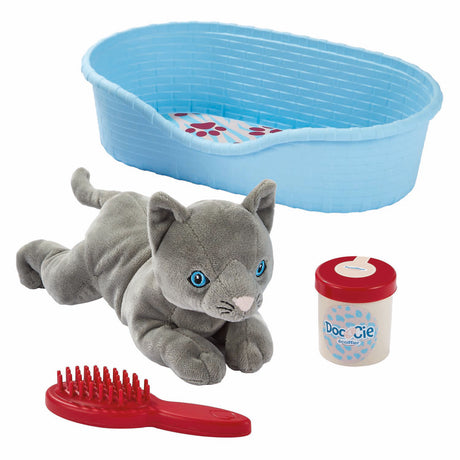 Ecoiffier doc cie cat z akcesoriami - 9 szt.
