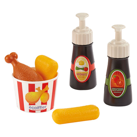 Zestaw hot dogów Ecoiffier 100% szefa kuchni - 25 szt.