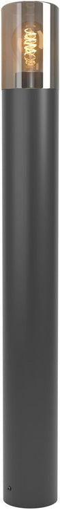 Eglo cropani staande lamp buiten - e27 - 80 cm - zwart grijs transparant