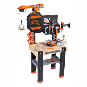 Smoby Black Decker Workbench z dźwigiem, 94dlg.