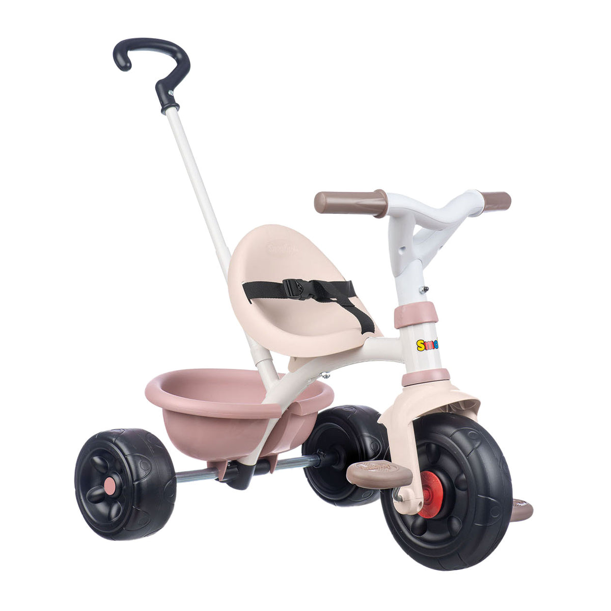 Smoby bądź zabawny trójkołowy różowy