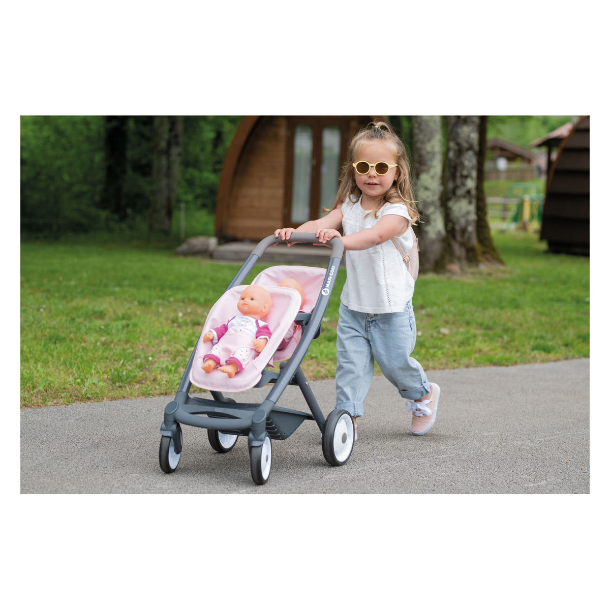 Smoby maxi-cosi wózek do lalki za 2 lalki