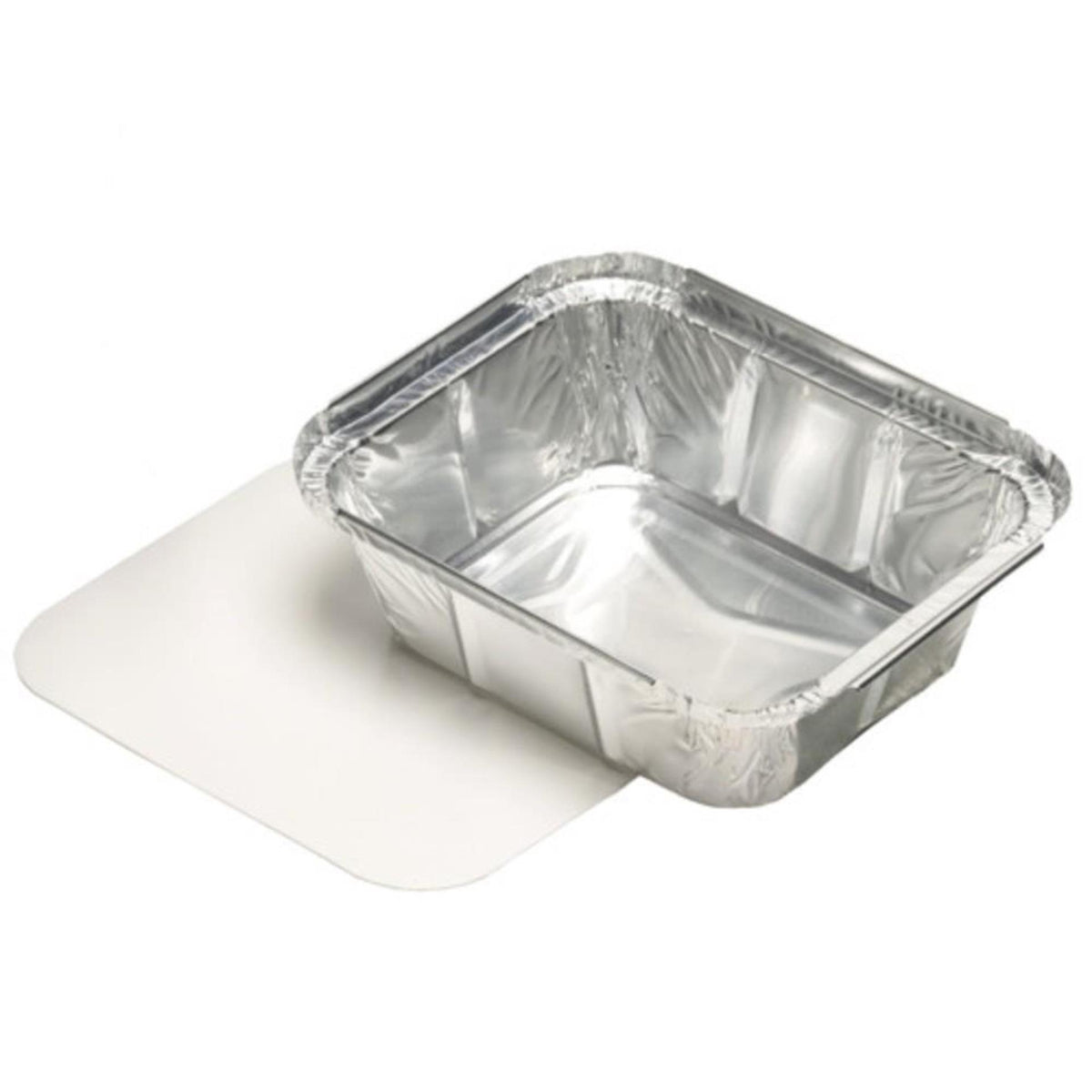 Papstar aluminiowe miski na wynos 500ml z kartonową pokrywką, opakowanie 10 szt