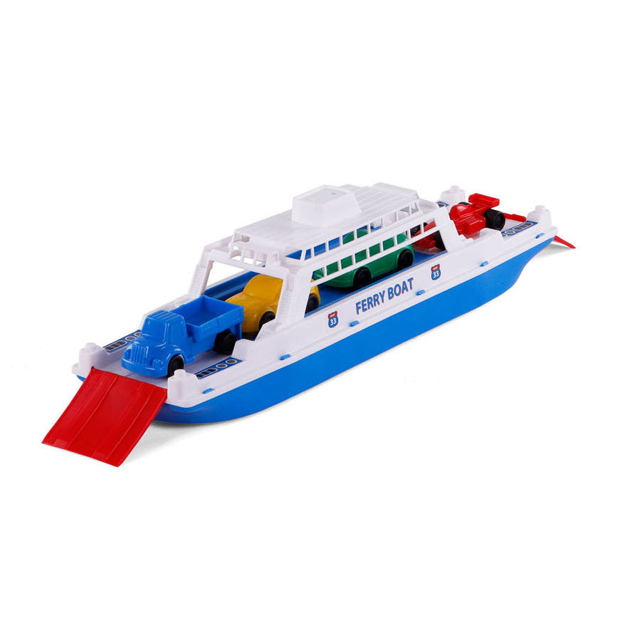 Prom niemarkowy innych marek 45 cm + 4 pojazdy
