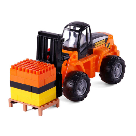 Cavallino Truck z przyczepą i wózkiem widłowym, skala 1:16