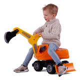 Cavallino Mega Koparka Walking Walking Car Orange, 79 cm