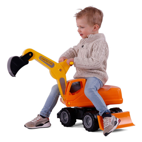 Cavallino Mega Koparka Walking Walking Car Orange, 79 cm