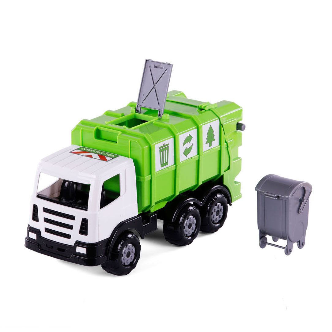 Cavallino XL Garbage Truck Green, 42 cm