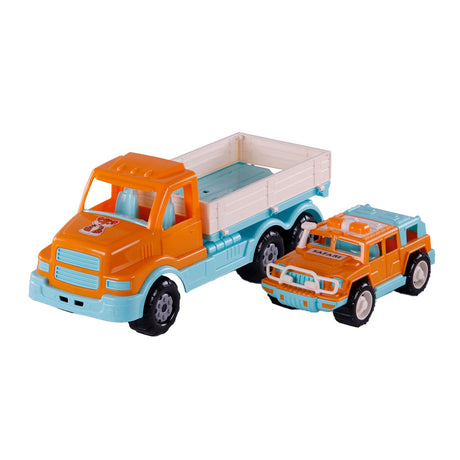 Cavallino XL Torpedo Truck z Survival Jeep Oranje, 44,5 cm