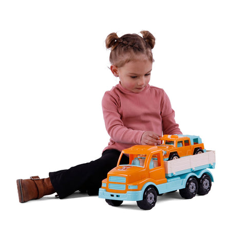 Cavallino XL Torpedo Truck z Survival Jeep Oranje, 44,5 cm