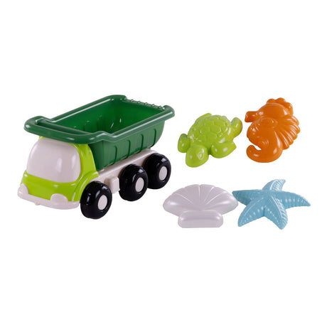 Cavallino Beach Kiepwagen z 4 kształtami piaskowymi zielonymi
