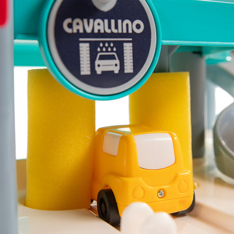 Luksusowy garaż Cavallino z samochodami
