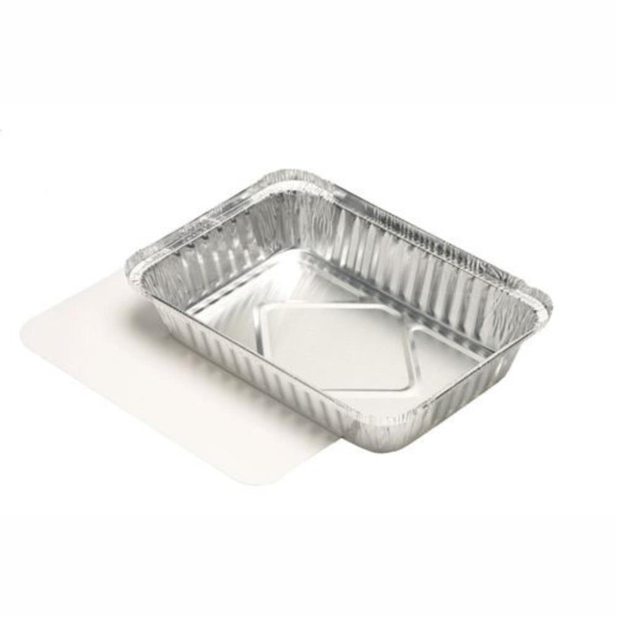 Papstar aluminiowe miski na wynos 800ml z kartonową pokrywką, opakowanie 10 szt