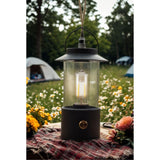 Kolekcja Anny Latarnia LED czarna 24x9cm na USB