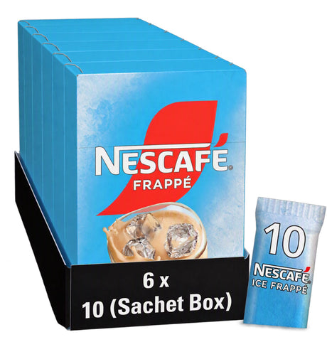 Kawa rozpuszczalna Nescafé frappé - 6 pudełek x 10 torebek