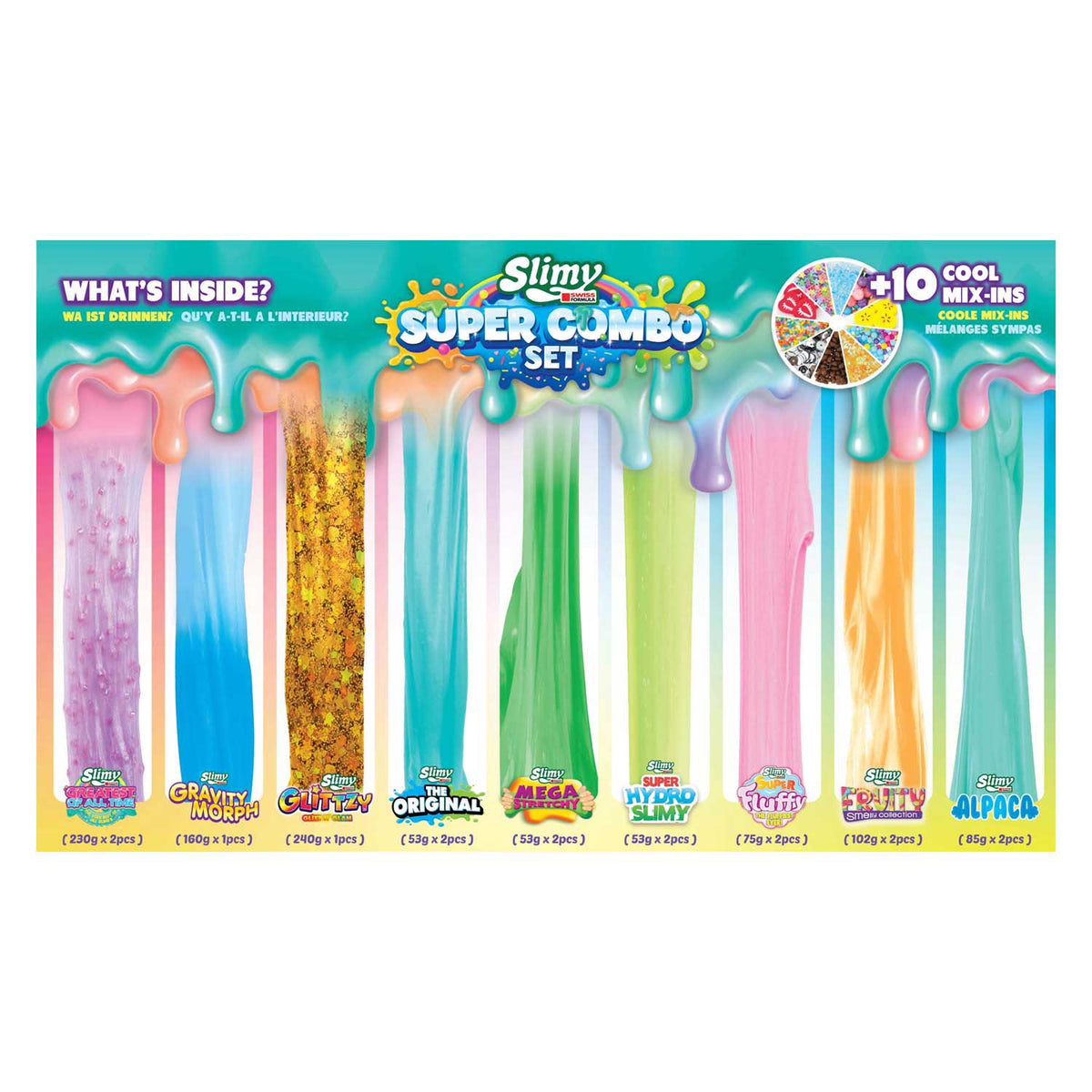 Zestaw super combo slime Joker - 1,6 kg kolorowa zabawa.