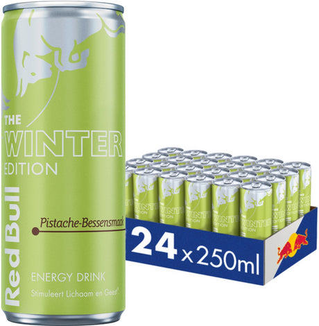 Red bull the winter edition pistache bessensmaak blik (24x 250 ml)