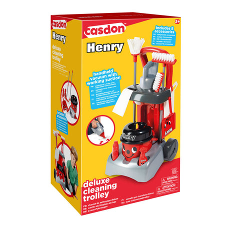 Wózek do sprzątania Casdon Henry Deluxe, zestaw do zabawy