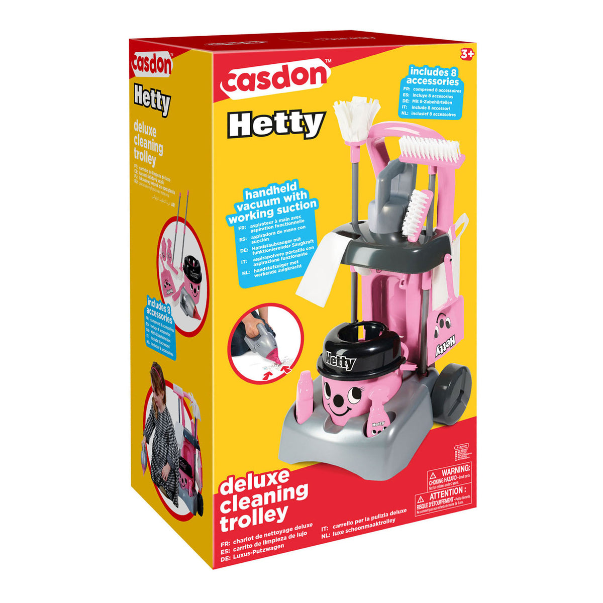 Casdon Casdon Cleaning Trolley Trolley Hetty Deluxe Play Set