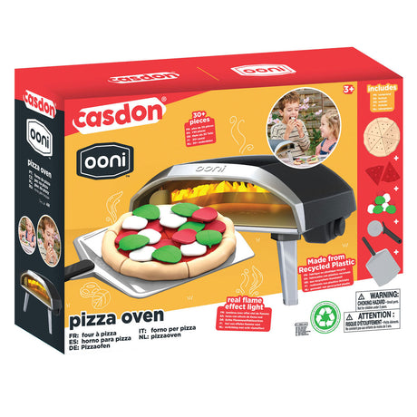 Zabawkowy piec do pizzy Casdon ooni – zestaw zabaw dla dzieci – wraz z akcesoriami