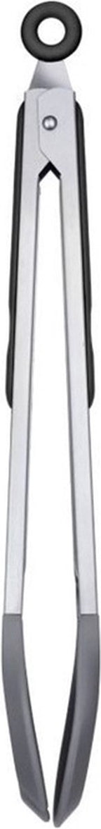 Szczypce do serwowania Westmark Szczypce do sałatek okrągłe ze stali nierdzewnej, silikonowe maxi 32,5 cm