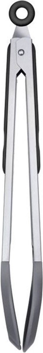 Szczypce do serwowania Westmark Szczypce do sałatek okrągłe ze stali nierdzewnej, silikonowe maxi 32,5 cm