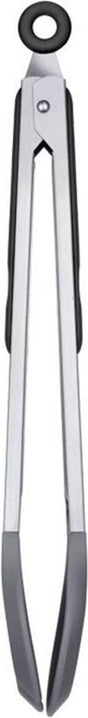Szczypce do serwowania Westmark Szczypce do sałatek okrągłe ze stali nierdzewnej, silikonowe maxi 32,5 cm