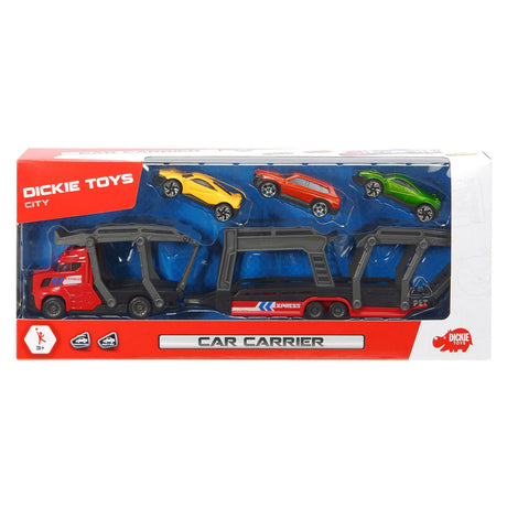 Dickie Toys car transporter + 3 samochody #039; s