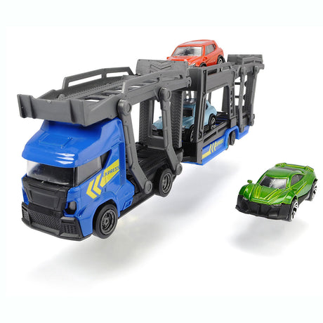 Dickie Toys car transporter + 3 samochody #039; s